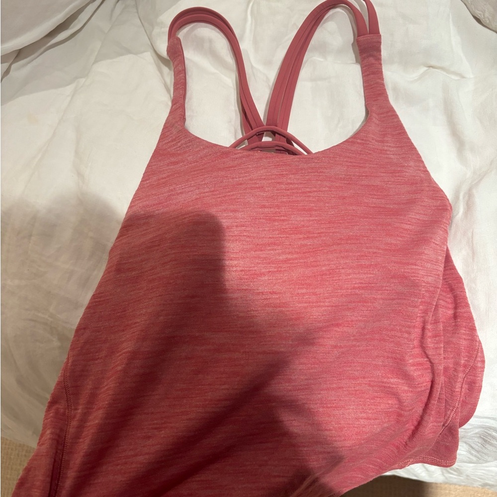 Lululemon Athletica Pink Strappy Sports Bra